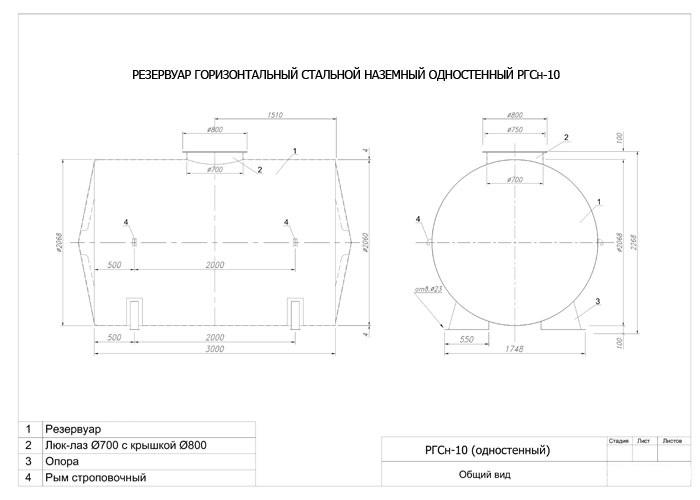 Ргсп 10 м3 чертеж